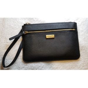 Kate Spade black wristlet